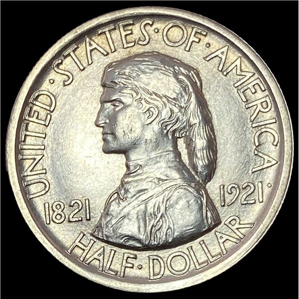 1921 Silver Missouri Half Dollar GEM BU