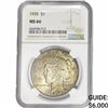 Image 1 : 1935 Silver Peace Dollar NGC MS66