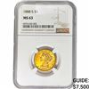 Image 1 : 1888-S $5 Gold Half Eagle NGC MS63