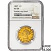 Image 1 : 1847 $10 Gold Eagle NGC AU55 Granite Lady Hoard