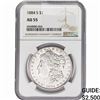 Image 1 : 1884-S Morgan Silver Dollar NGC AU55