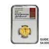 Image 1 : 2025 G$10 Eagle 1/4 OZ NGC MS70