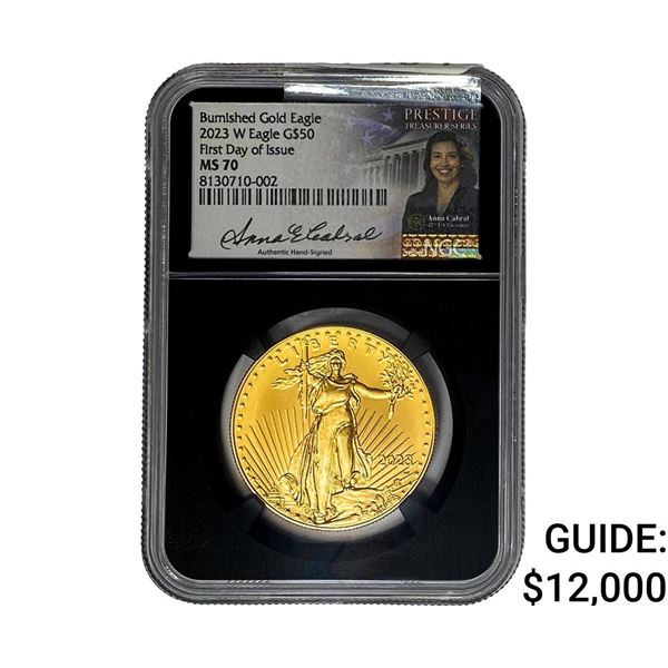 2023-W G$50 Eagle 1 OZ NGC MS70