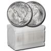 Image 1 : [20 Coins] Silver Peace Dollar Roll Choice BU