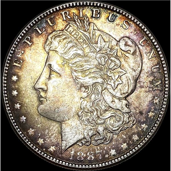 1887 Morgan Silver Dollar CLOSELY UNCIRCULATED