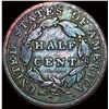 Image 2 : 1833 Classic Head Half Cent NICELY CIRCULATED