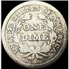 Image 2 : 1837 Sm. Date Silver Seated Liberty Dime NICELY CIRCULATED