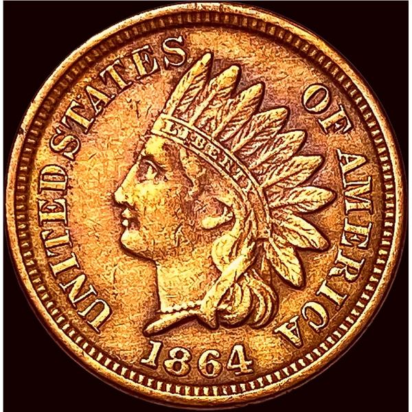 1864 Bronze Indian Head Cent CLOSELY UNCIRCULATED