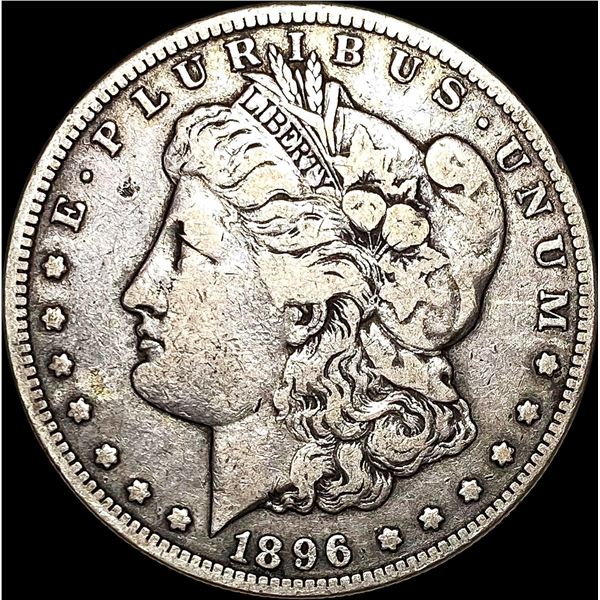 1896-S Silver Morgan Dollar LIGHTLY CIRCULATED
