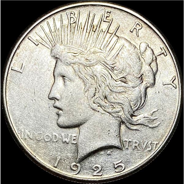 1925-S Silver Peace Dollar CLOSELY UNCIRCULATED