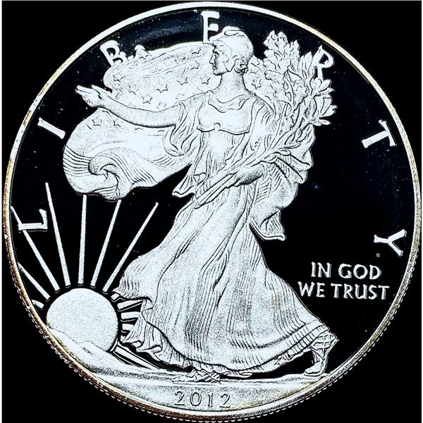 2012-S Proof Silver American Eagle $1 GEM PROOF
