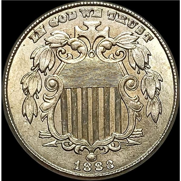 1883 Shield Nickel CHOICE BU