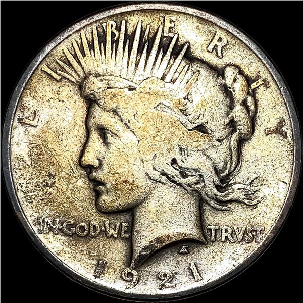 1921 Silver Peace Dollar LIGHTLY CIRCULATED
