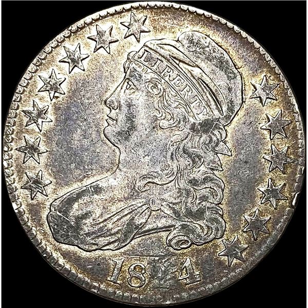 1824 Capped Bust Half Dollar NICELY CIRCULATED