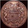 Image 1 : 1869 Copper 2 Cents CLOSELY UNCIRCULATED