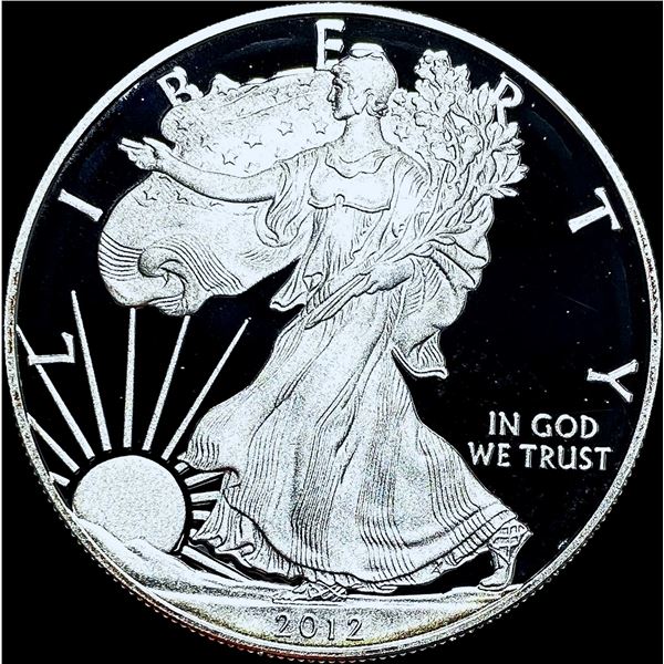 2012-S Proof Silver American Eagle $1 GEM PROOF