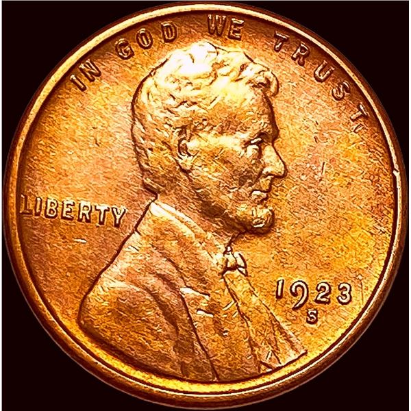 1923-S Red Lincoln Wheat Cent UNCIRCULATED