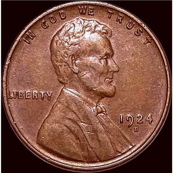 1924-D Lincoln Wheat Cent CLOSELY UNCIRCULATED