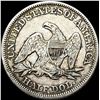 Image 2 : 1857 Seated Liberty Half Dollar CLOSELY UNCIRCULATED