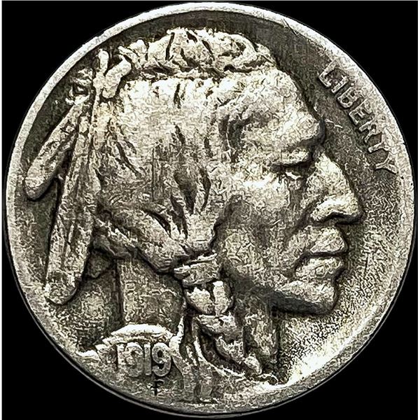 1919-S Buffalo Nickel LIGHTLY CIRCULATED