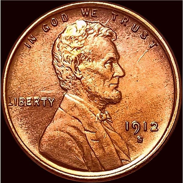 1912-S Red Bronze Lincoln Wheat Cent UNCIRCULATED