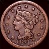 Image 1 : 1851 Braided Hair Large Cent CLOSELY UNCIRCULATED
