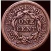 Image 2 : 1851 Braided Hair Large Cent CLOSELY UNCIRCULATED