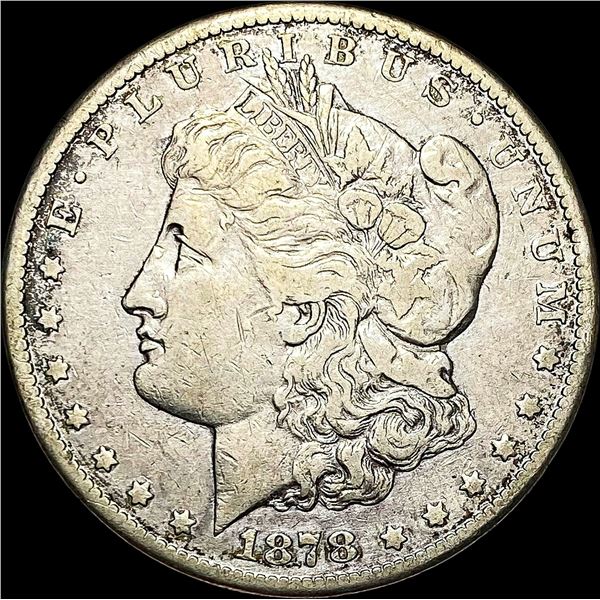 1878-CC Silver Morgan Dollar NEARLY UNCIRCULATED