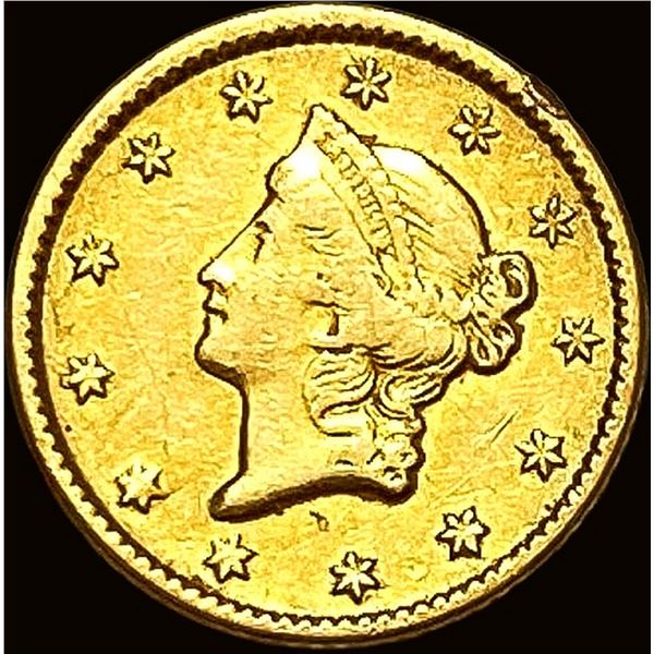 1851 Gold $1 Type 1 Liberty Head CLOSELY UNCIRCULATED