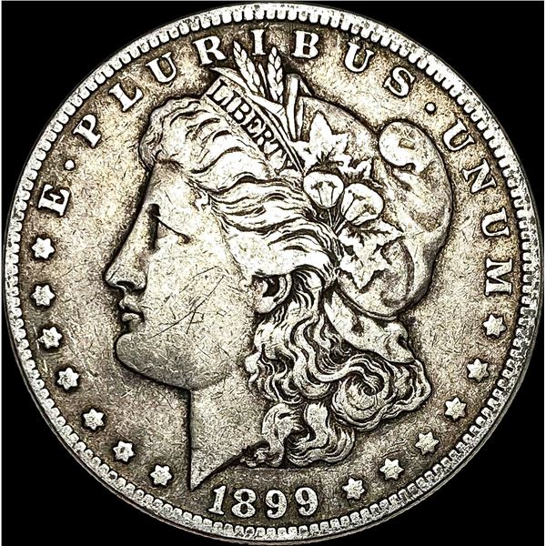 1899 Micro O Silver Morgan Dollar NEARLY UNCIRCULATED