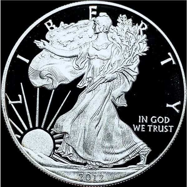 2012-S Proof Silver American Eagle $1 GEM PROOF