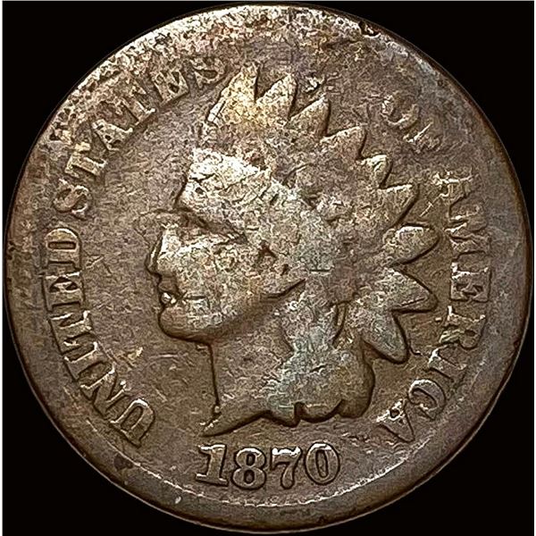 1870 Indian Head Cent NICELY CIRCULATED