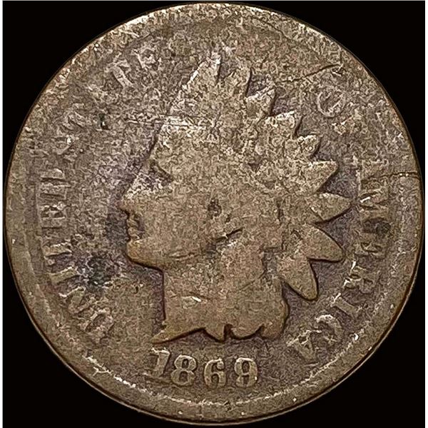 1869 Indian Head Cent NICELY CIRCULATED