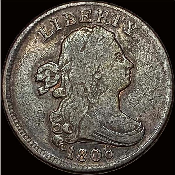 1808 Draped Bust Half Cent NICELY CIRCULATED