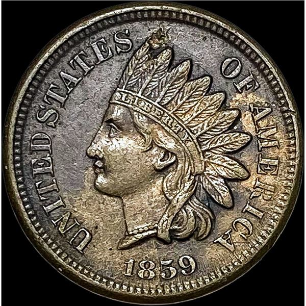 1859 Indian Head Cent NEARLY UNCIRCULATED