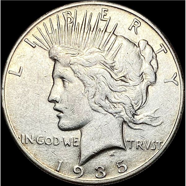 1935-S Silver Peace Dollar CLOSELY UNCIRCULATED