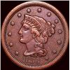 Image 1 : 1856 Braided Hair Large Cent CLOSELY UNCIRCULATED