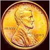 Image 1 : 1909 VDB Red Lincoln Wheat Cent CHOICE BU