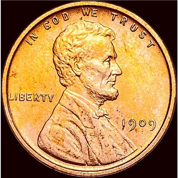 1909 VDB Red Lincoln Wheat Cent UNCIRCULATED