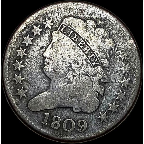 1809 Classic Head Half Cent NICELY CIRCULATED