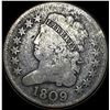 Image 1 : 1809 Classic Head Half Cent NICELY CIRCULATED