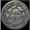 Image 2 : 1809 Classic Head Half Cent NICELY CIRCULATED