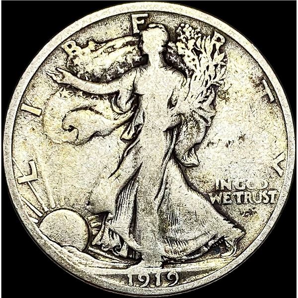 1919-S Walking Liberty Half Dollar NICELY CIRCULATED