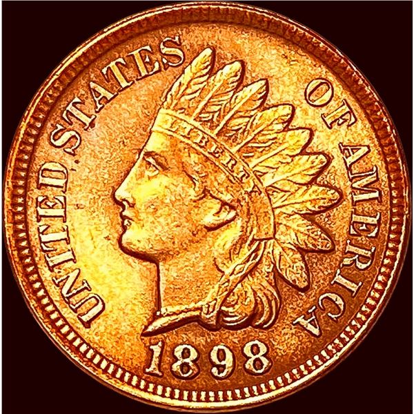 1898 Indian Head Cent GEM BU