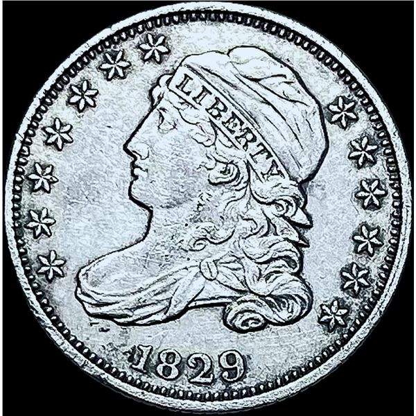 1829 Capped Bust Silver Dime CHOICE AU