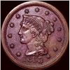 Image 1 : 1853 Braided Hair Large Cent HIGH GRADE