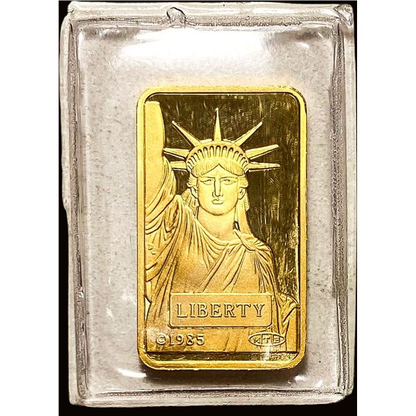 1985 Credit Suisse 10g Gold Bar .9999 HIGH GRADE