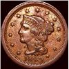 Image 1 : 1849 Braided Hair Large Cent CLOSELY UNCIRCULATED