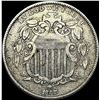 Image 1 : 1867 Shield Nickel Rays NEARLY UNCIRCULATED