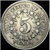 Image 2 : 1867 Shield Nickel Rays NEARLY UNCIRCULATED